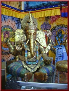 Large Seated Ganesha Statue