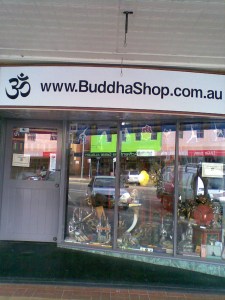 Buddha Shop Albury from the outside